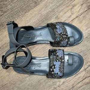Free People Sun Peaks Embellished Sandals size 39/8.5 and 38/7.5